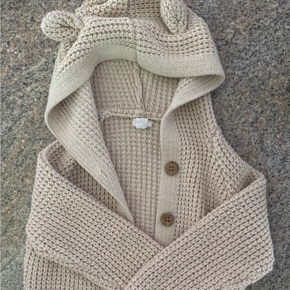 Jamie Kay Cream Chunky Knit Cardigan